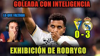 CADIZ 0  3 REAL MADRID UN RODRYGO ESTELAR LIDERA LA GOLEADA DE UN REAL MADRID CON MUCHAS BAJAS [upl. by Fortunio879]