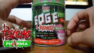 Psycho Pharma Edge of Insanity Pre Workout Review no 4 [upl. by Kahcztiy127]