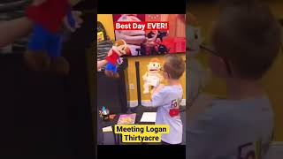 SML Best Day EVER Meeting Logan Thirtyacre bestdayever sml jeffy puppet [upl. by Torr]