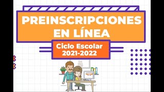 Tutorial preinscripciones en línea 20212022 [upl. by Pollitt955]