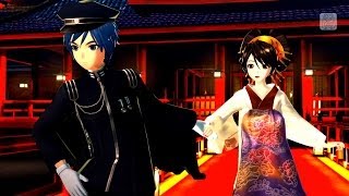 1080p Project DIVA F 2nd 番凩 Paired Wintry Winds MEIKO amp KAITO [upl. by Kamat292]