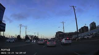 Driving on Victoria Park avenue to Sheppard avenue east in Toronto [upl. by Nyrhtakyram505]