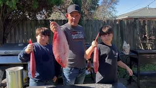 Quick amp Easy Red Snapper Fish Recipe on the Smoker  Let’s Go [upl. by Epilef311]