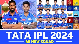 IPL 2024  Mumbai Indians Team Full Squad  MI Full Squad 2024  MI Team New Players List 2024 [upl. by Raybourne849]