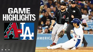 Dbacks vs Dodgers Game Highlights 52124  MLB Highlights [upl. by Jemmy852]