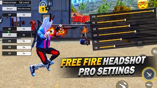 10 Pro Settings  Sensitivity  Fire Button 100 Working 😱  Auto Headshot Setting 🔥  Free Fire [upl. by Ymrej]