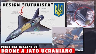 Design quotfuturistaquot Drone ucraniano kamikaze A JATO é flagrado NA RÚSSIA  Primeiras imagens [upl. by Jaworski]