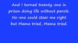 merle haggard mama tried w lyrics [upl. by Aniras]