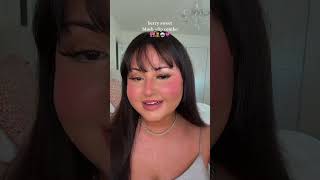 berry state of mind 💗🪩 🦢 🎀 shorts fallglam makeuptutorial [upl. by Caddric]