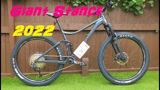 Giant Stance 2022 275 Full Suspension Mountain Bike [upl. by Kyte]