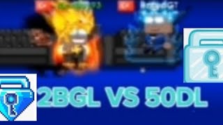 Growtopia set challange 2BGL vs 50DL GTPR [upl. by Woothen]