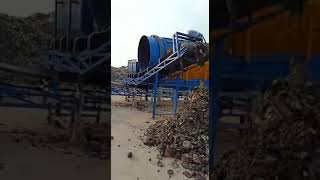 Trommel Screening Machine 300 TPD For Solid Waste Management Trommel Machine [upl. by Tterab]