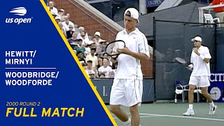 HewittMirnyi vs WoodbridgeWoodforde Full Match  2000 US Open Round 2 [upl. by Manoop]