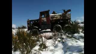 Scammell snow April 2012 2 [upl. by Oravla]