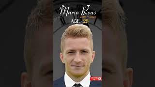 Marco Reus Evolution in 16 second ❤️ marcoreus dortmund football [upl. by Frulla]