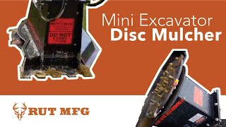 The Best Mini Excavator Disc Mulcher On the Market [upl. by Suu]