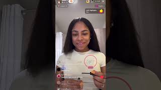 Nadia Jocelyn defending herself for being mixed with TikTok live [upl. by Lorri]