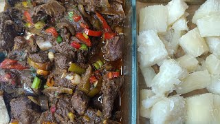 HOW TO MAKE GOATCHIVO 🐐COMO HACER CHIVO GUISADO DOMINICANO [upl. by Alekehs378]