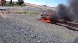 Car fire 07 26 13 [upl. by Hills]