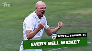 Every wicket Bell embraces lead role in bumper season  Sheffield Shield 202324 [upl. by Hassin289]