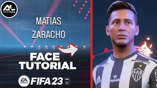 FIFA 23  MATIAS ZARACHO Face  Stats Tutorial [upl. by Aztinad647]