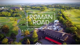 ROMAN ROAD GC  CELTIC MANOR  AERIAL VIEW [upl. by Oiramad]