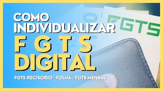 Individualização do FGTS DIGITAL Como recolher FGTS DIGITAL de apenas um funcionário [upl. by Fabron]