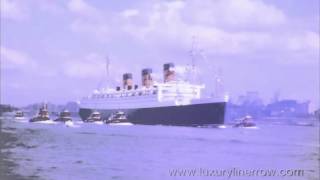 Queen Mary Final Transatlantic from New York 1967 [upl. by Niltyak]