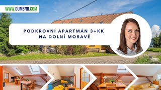 Podkrovní apartmán 3kk na Dolní Moravě  DUMSNUCOM [upl. by Petes]