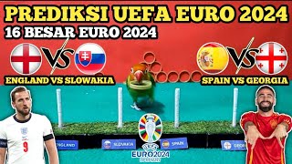 Inggris vs Slovakiaâ€Ľď¸Ź Spanyol vs Georgia  Prediksi Euro 2024  Prediksi Ratu [upl. by Weslee994]