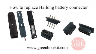 how to replace Hailong battery connector [upl. by Odnanreh]