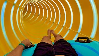 Brightcoloured Tube Waterslide at Piorama Penzberg Germany [upl. by Asetal]