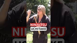 NINJUTSU WEAPONS TRAINING 🥷🏻 How To Use UCHITAKE in a FIGHT Shorts [upl. by Arten]