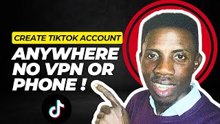 No VPN No Phone Create an International TikTok Account with Gmail 2024 [upl. by Iadrahc]