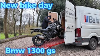 New bike day New Bmw 1300 Gs [upl. by Harikahs40]