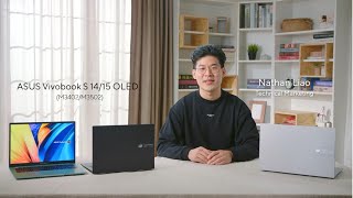 ASUS Vivobook S 1415 OLED M3402M3502 AMD  Feature Review  2022 [upl. by Nodnarg]