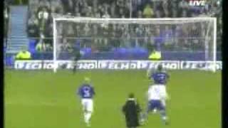 Drogba goal Vs Everton [upl. by Lledner647]