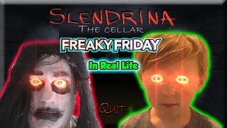 Slendrina Game in Real Life Freaky Friday Jagger and Slendrina Switch Souls SKIT  DavidsTV [upl. by Ahseia]