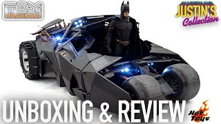 Hot Toys Batmobile Tumbler Batman Begins  The Dark Knight Unboxing amp Review [upl. by Oglesby]