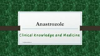 AnastrozoleAnastronat  Indications Contraindications Caution and Side Effects [upl. by Aillil]