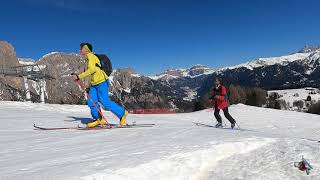 Sci Alpinismo Sela Palacia Val di Fassa [upl. by Idnahr621]