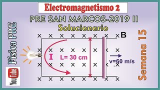 Solucionario semana 15  Electromagnetismo 2Pre San Marcos [upl. by Yesllek]