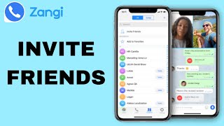 How To Invite Friends On Zangi App [upl. by Elleined]