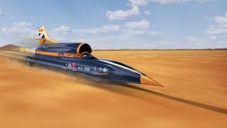 Bloodhound Supersonic Car SSC  135000 Horsepower [upl. by Onifled]