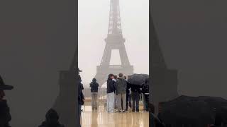 QUANDO NEVA TROCADERO DE PARIS FICA ASSIM… guiaemparis fotografoemparis parisdomeujeito paris [upl. by Brine]