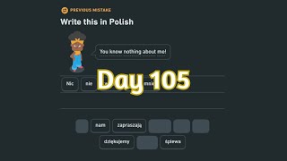 Learning Polish every day until Im fluent  Day 105 [upl. by Akirdna]