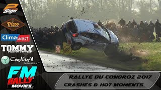 Rallye du Condroz 2017  CRASHES  HOT MOMENTS  FM rallymovies HD [upl. by Reggie]