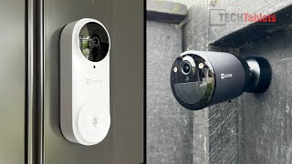 EZVIZ DB2 Pro Doorbell amp eLife BC1C Wireless Battery Security Cameras [upl. by Bethany]