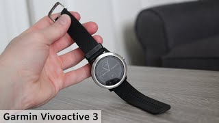 Garmin Vivoactive 3 Smart Watch Review  2020 [upl. by Fielding]