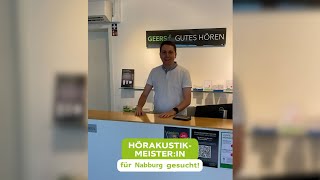 Hörakustikmeisterin für Nabburg gesucht [upl. by Leirea]